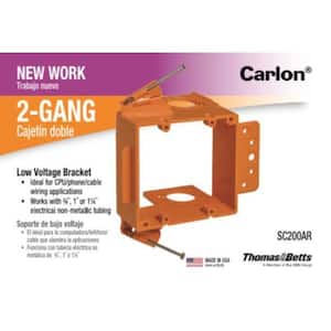 2-Gang Low-Voltage Bracket