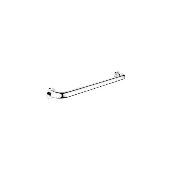 GROHE Essentials 24 in. Concealed Screw Grab Bar in Star Light Chrome