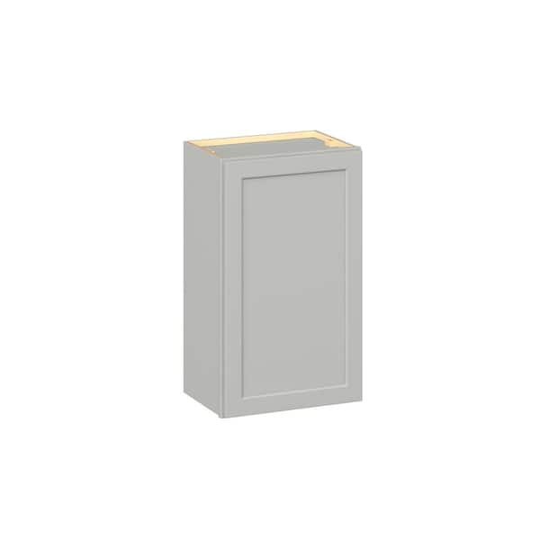 Emerson Whisper Gray Wall 1 Door Ready to Assemble Kitchen Cabinet (18 in. W x 30 in. H x 12 in. D)