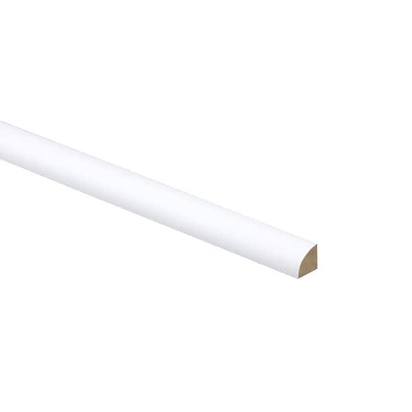 Washington Franklin Hargrove 0.75 in. W x 0.75 in. D x 96 in. H in Vesper White Quarter Round Molding