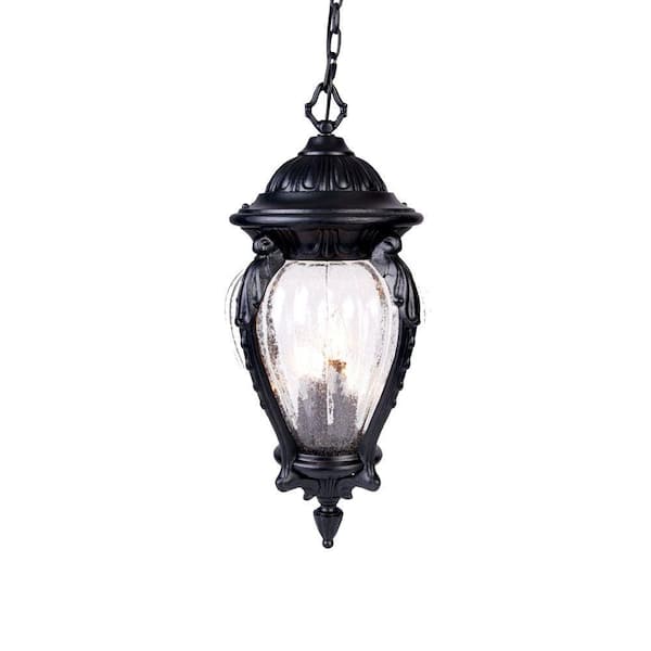 Acclaim Lighting Nottingham Collection 4-Light Matte Black Outdoor Hanging Lantern