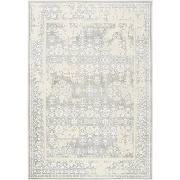 Nicole Miller Infinity Gray 8 ft. x 10 ft. Indoor Area Rug