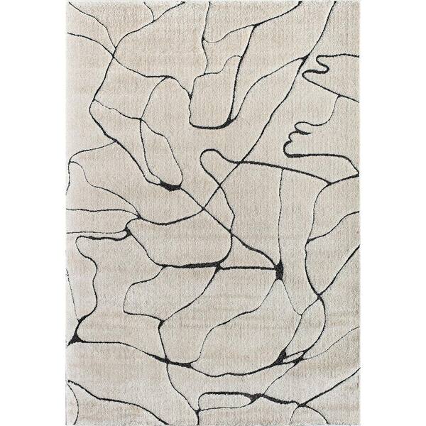 Rugs America Cadence Marble 2'x8' Contemporary Blue Area Rug
