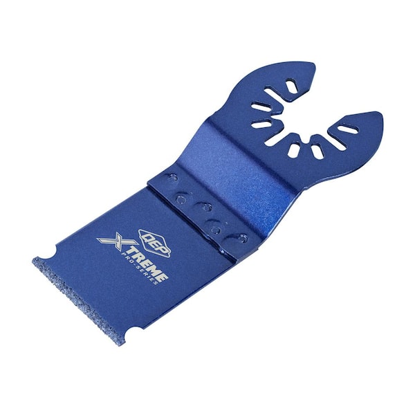 QEP Xtreme 1-1/2 in. Premium Grout Removal Tool with Diamond Grit Flush Cutting and Universal Oscillating Straight Blade