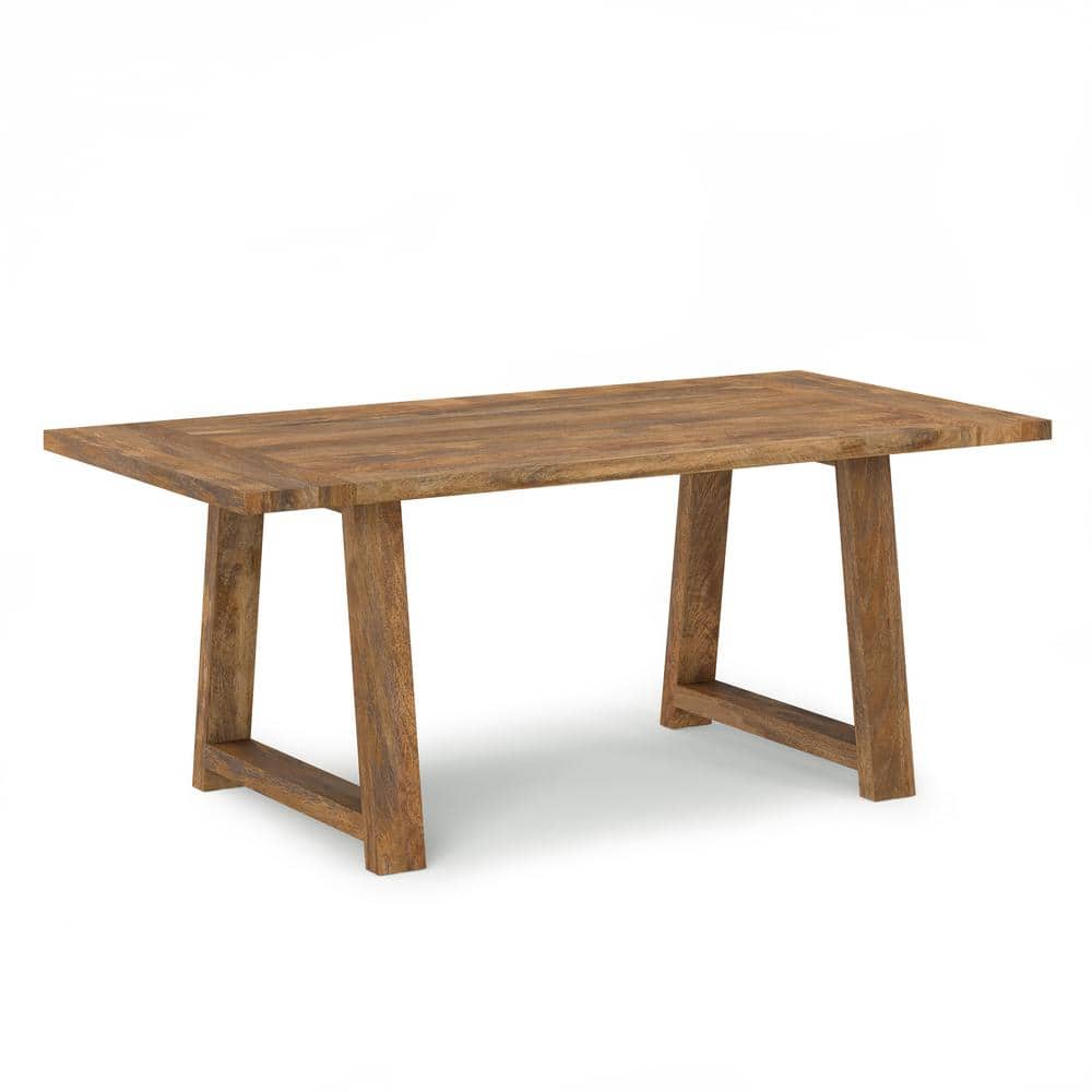 Whitley Burnt Wax Solid Mango Wood Dining Table