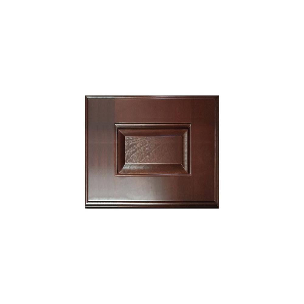 Charlotte Raised 13 in. W x 13 in. H x 0.25 in. D in Bordeaux Door Sample i