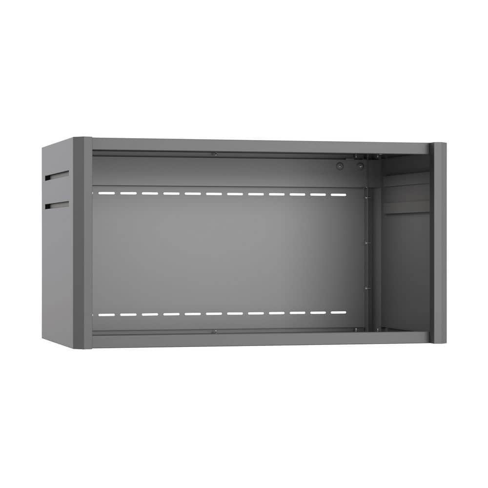 FastTrack 32 in. W Steel Single Open Cabinet Track System Kits in Grey (1-Pack) price history on PriceWatchPro
