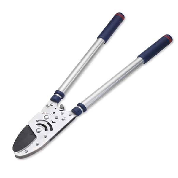 31.5 in. Heavy Duty Telescopic Ratchet Anvil Loppers, Multicoloured, Steel Blades for Easy Tree Trimming and Pruning