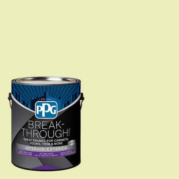 Break-Through! 1 gal. PPG1217-2 Limited Lime Semi-Gloss Door, Trim & Cabinet Paint