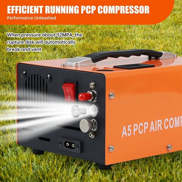 Ahfiwaso A5 4500 PSI Portable Electric Air Compressor AC Built-in