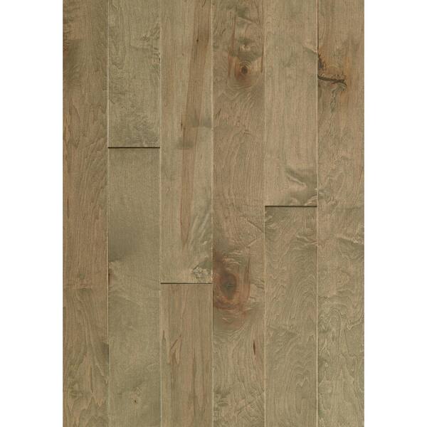Shaw Opulent Sand Maple 3/8 In. T X 5 in. W Tongue and Groove Smooth Engineered Hardwood Flooring (23.66 sq.ft./case)