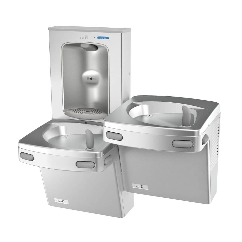 VersaFiller Filtered ADA Stainless Steel Drinking Fountain with Bottle Filling Station price history on PriceWatchPro