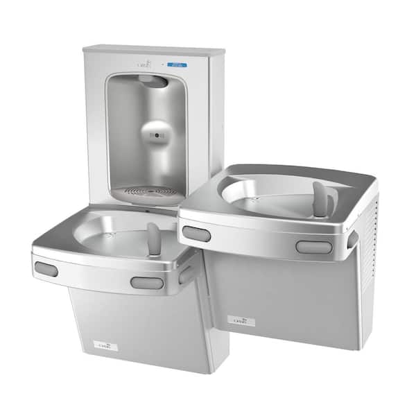 VersaFiller Filtered ADA Stainless Steel Drinking Fountain with Bottle Filling Station