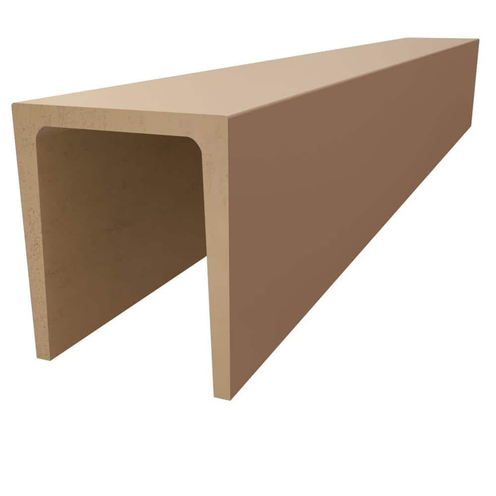 Primed Tan Faux Wood 96" Ceiling Beam