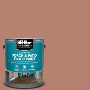 1 gal. #S180-5 Auburn Glaze Gloss Enamel Interior/Exterior Porch and Patio Floor Paint