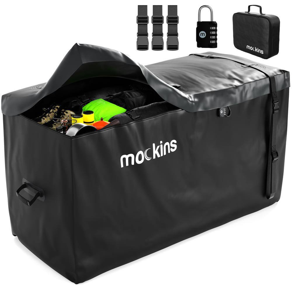 25 Cu. Ft. XL Hitch Cargo Carrier Bag 59.5x30.5x23.5 in. Black Abrasion Resistant Vinyl Waterproof Cargo Bag price history on PriceWatchPro