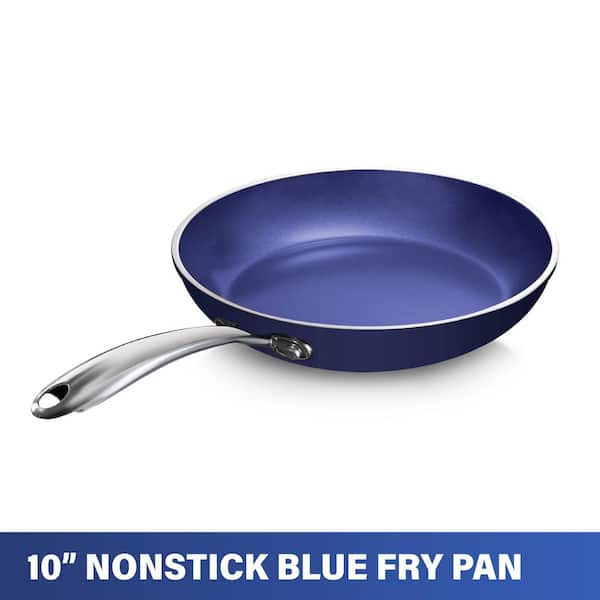 Style Nonstick Cookware Frying Pan, 10-Inch, Blue