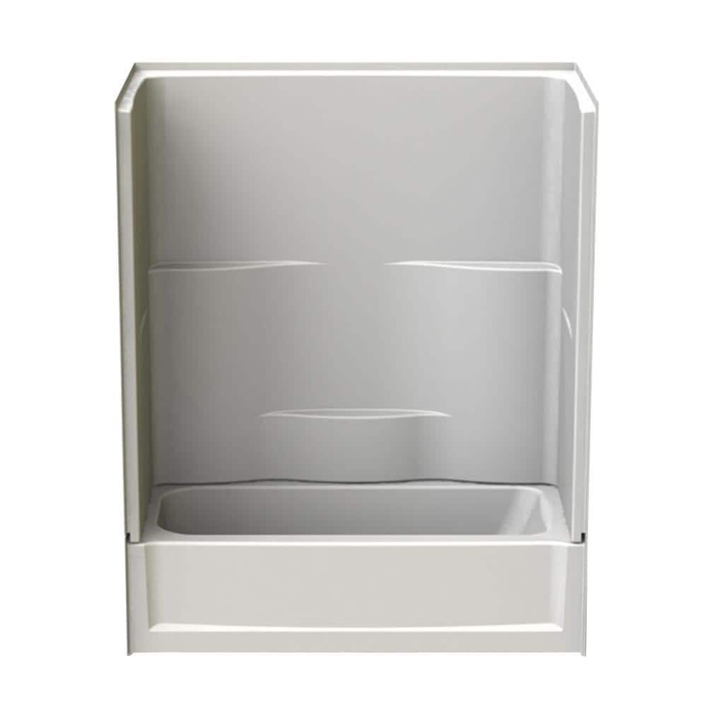 Remodeline 60 in. L x 30 in. W x 72 in. H 2-piece Rectangular Tub/ Shower C
