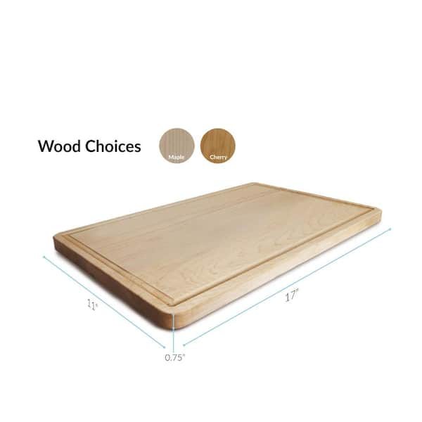 Solid One Piece Maple Cutting Boards Non Toxic Wood Cutting Board 