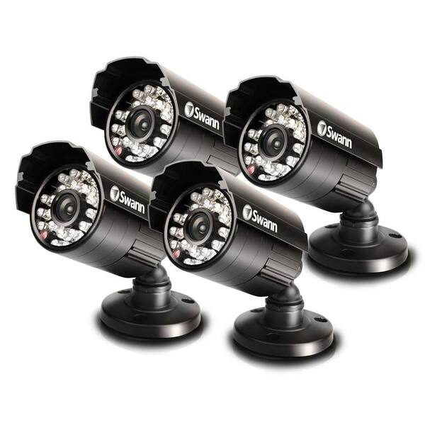 Swann PRO-530 - Multi-Purpose Day/Night 600 TVL Security Camera 4-Pack-DISCONTINUED