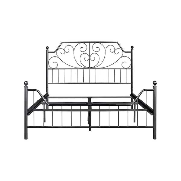Furniturer Queen Size Black Standard, Standard Size Queen Bed Frame