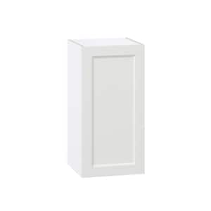 Alton Painted White Recessed Assembled Wall Kitchen Cabinet with Full Height Door (15 in. W x 30 in. H x 14 in. D)