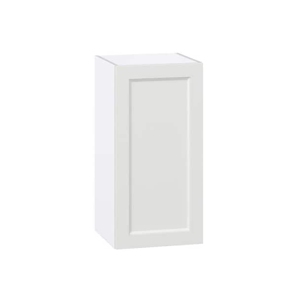 J COLLECTION Laramie 15 in. W x 14 in. D x 30 in. H Assembled Wall Kitchen Cabinet in Painted Bright White
