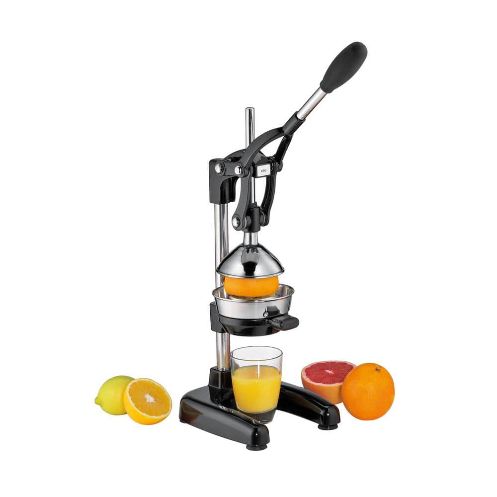 Black and Stainless Steel Professional Citrus Juicer