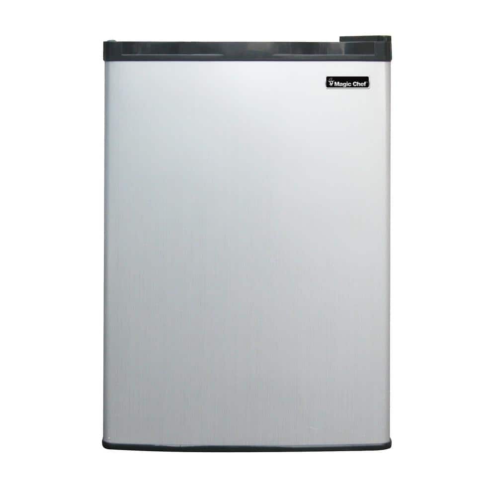 2.6 cu. ft. Mini Fridge in Stainless Steel Look without Freezer