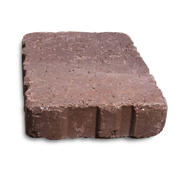 Unbranded Relic 9 in. x 6 in. x 1.63 in. Brown Flash Clay Paver