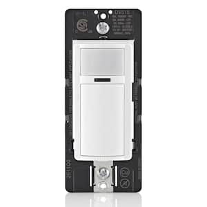 Decora 15 Amp In-Wall Multi-Location Motion Sensor Vacancy, Manual-On, Single Pole, 3-Way, White/Ivory/Lt Almond