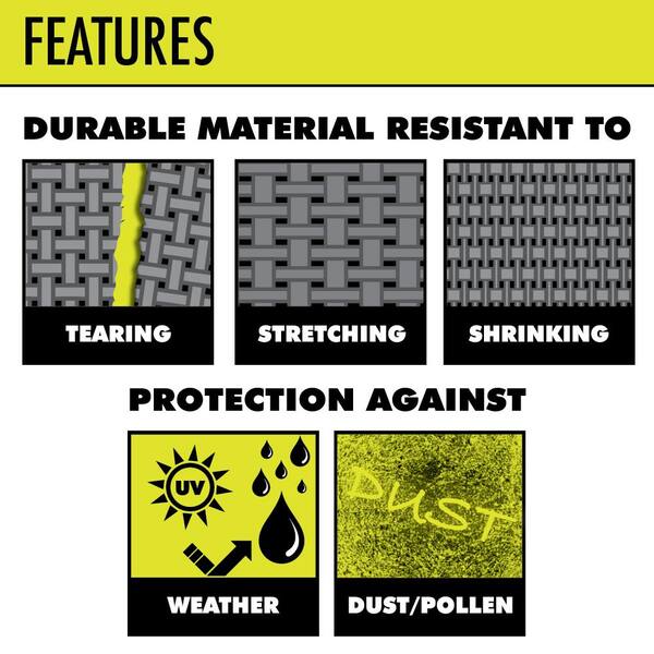 RYOBI Weatherproof, UV Resistant Cover for 20 in. and 21 in. Walk Behind  Lawn Mowers ACMC02 - The Home Depot