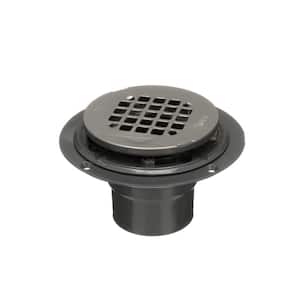 2 in. to 3 in. PVC Low Profile Drain with Stainless Steel Strainer