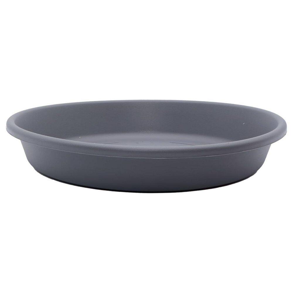 Classic 12 Inch Round Plastic Plant Pot Saucer Drip Tray, Warm Grey price history on PriceWatchPro