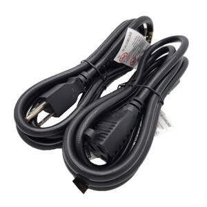 3 ft. 16/3 13 Amp UL Power Extension Cord, NEMA 5-15R to NEMA 5-15P (2-Pack)