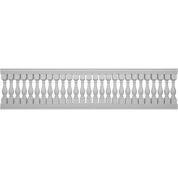 Ekena Millwork Fiberthane Legacy Balustrade 36 in. L x 42 in. H Fiberglass Railing Kit