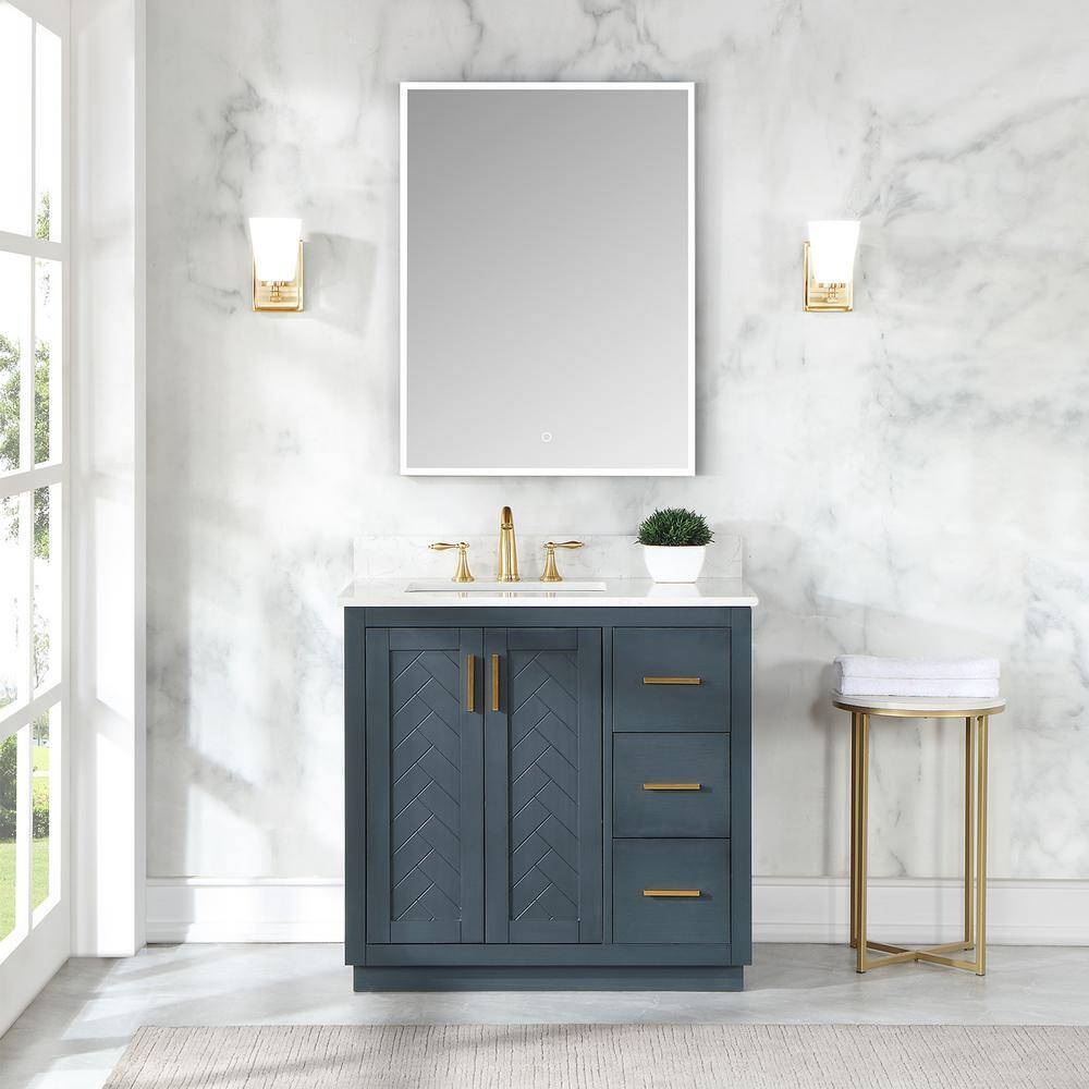 Carsoli 24" Frameless LED Lighted Bathroom Medicine Cabinet