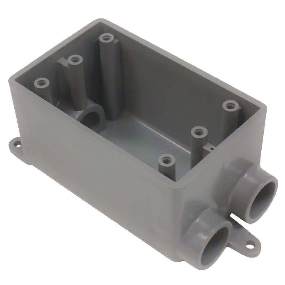 1 in. 1-Gang 18 cu. in. FSC Box - Grey