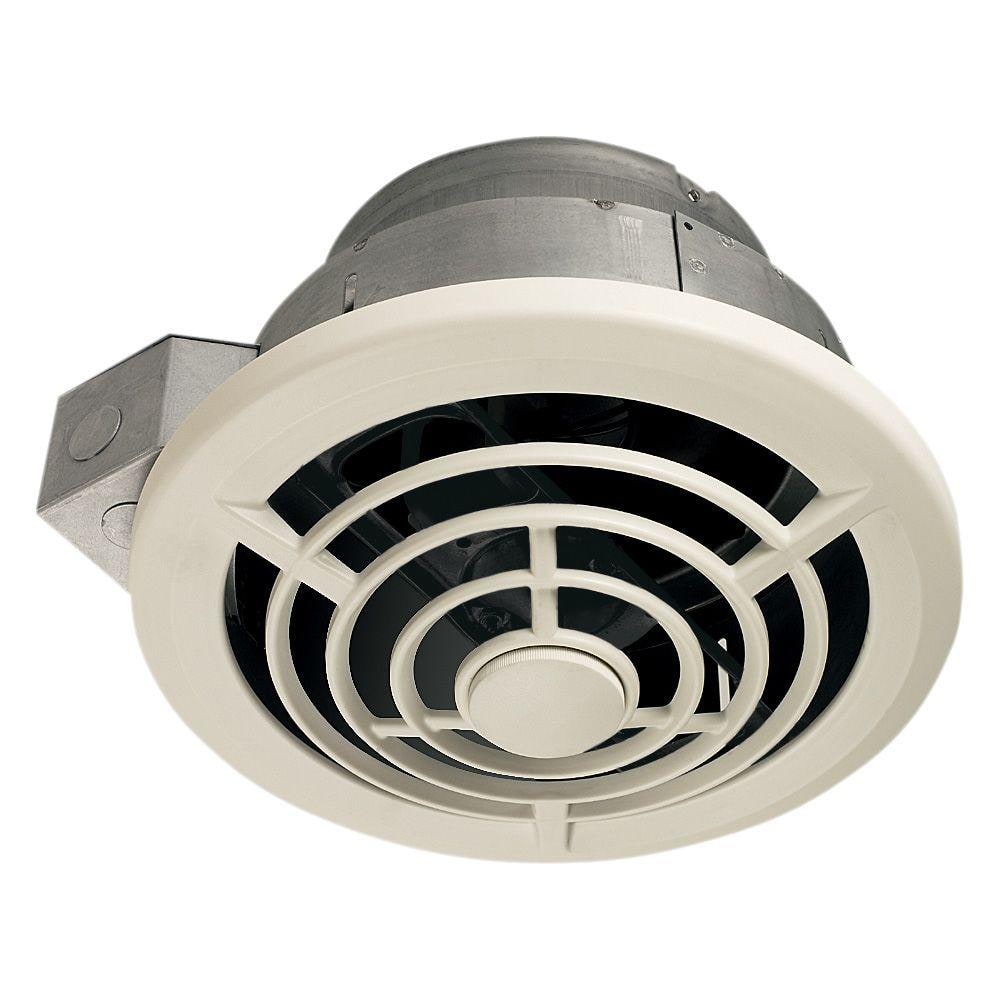 Broan Nutone 210 Cfm Ceiling Utility Bathroom Exhaust Fan With Vertical Discharge 8210 The Home Depot
