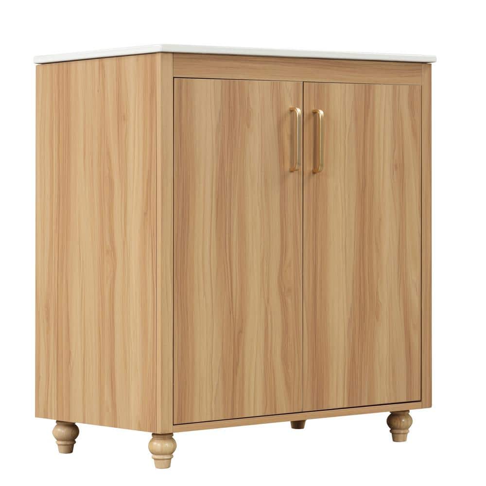 fua♡ FUNKOL 30 in. x 18.3 in. x 34.4 in. Modern Freestanding MDF