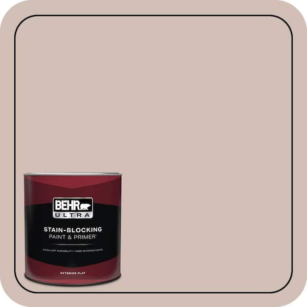 BEHR ULTRA 1 qt. #ECC-28-1 Summer Bloom Flat Exterior Paint & Primer