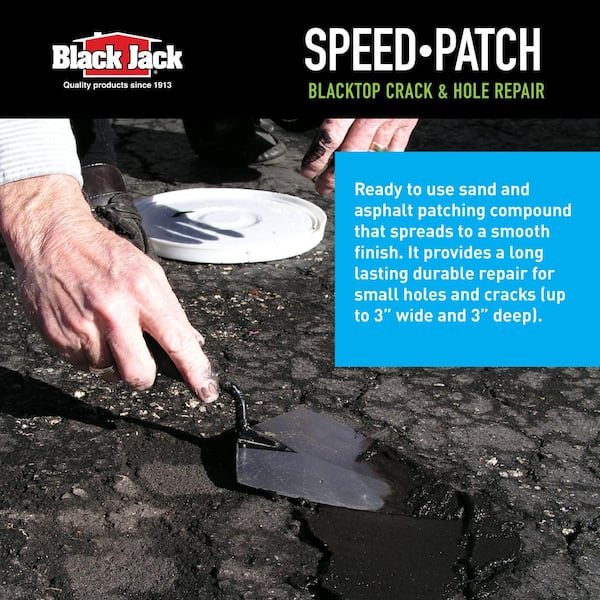 Black Jack 10 lbs. Speed-Patch Matte Black Water-Based Latex