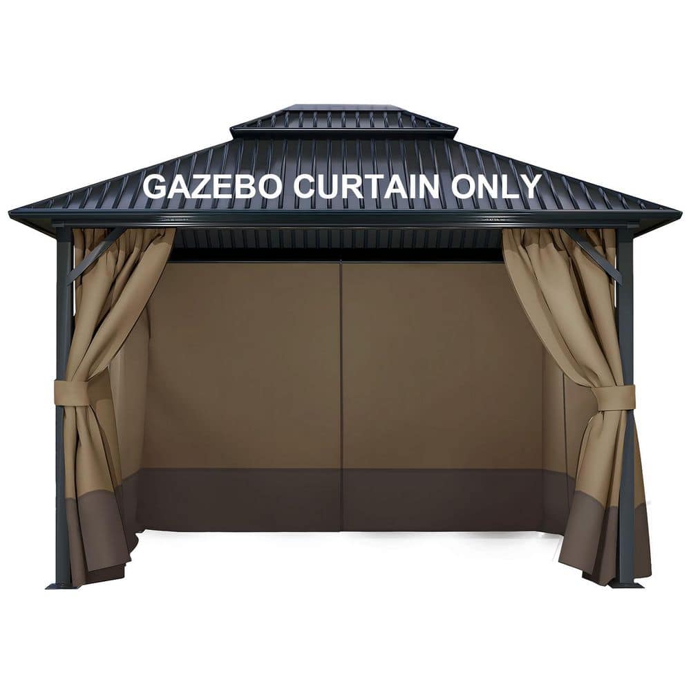12 ft. x 14 ft. Gazebo Universal Replacement 4-Panel Privacy Curtain Sidewalls price history on PriceWatchPro