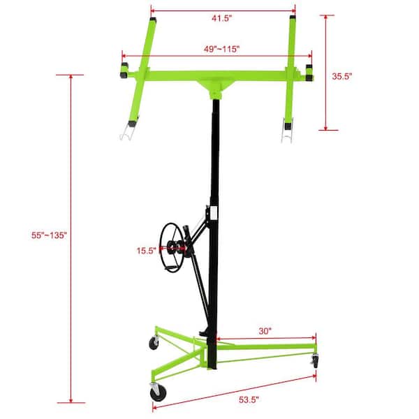 Miscool Ami Drywall Lift Panel 11 in. Lift Drywall Panel Hoist