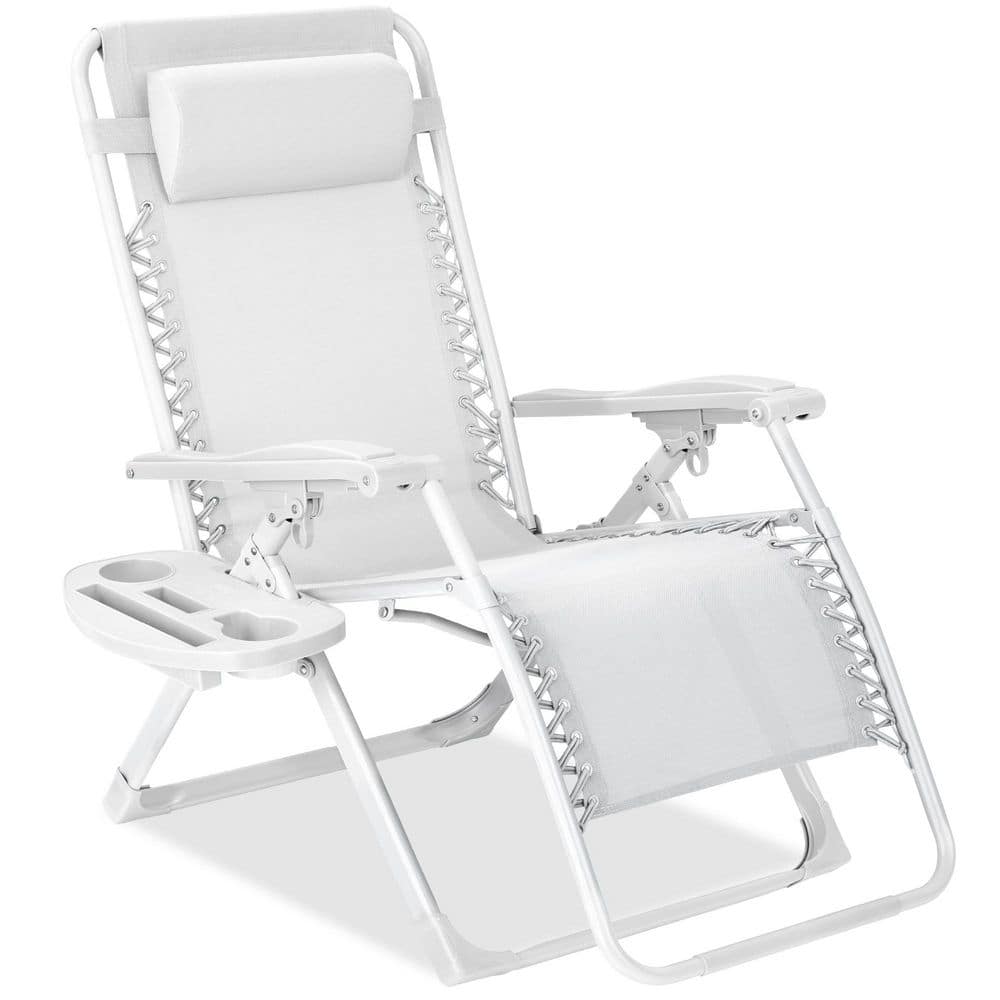 Best Choice Products Snow Zero Gravity Folding Patio Recliner with