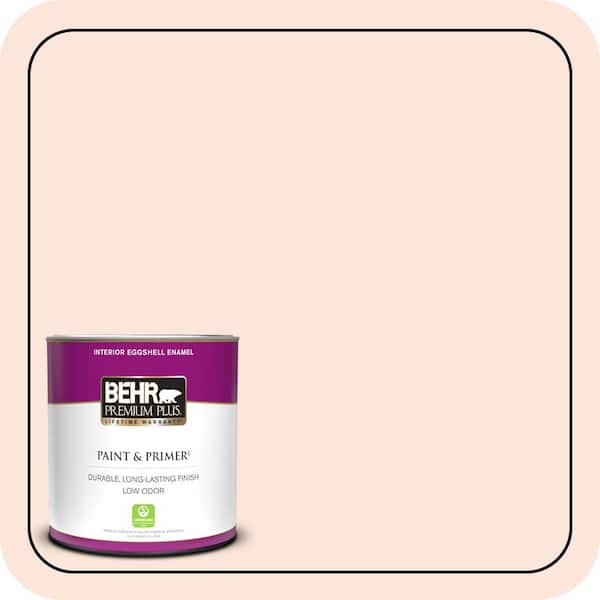 BEHR PREMIUM PLUS 1 qt. #240A-1 Parfait Eggshell Enamel Low Odor Interior Paint & Primer