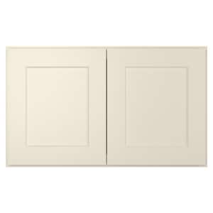 Newport Antique White Ready to Assemble Wall Cabinet with 2-Doors (30 in. W x 18 in. D x 12 in. H.)