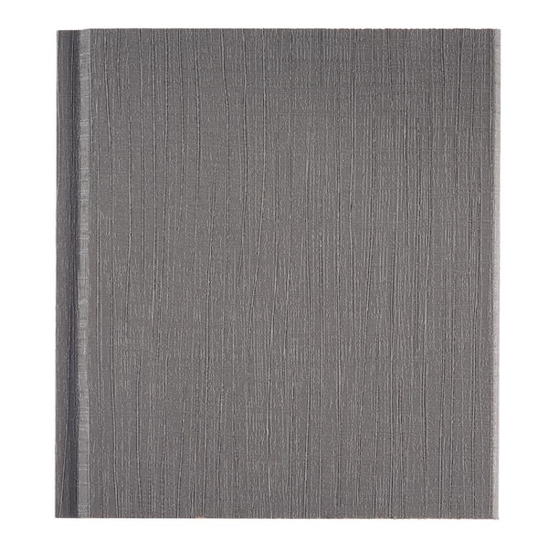 Armstrong CEILINGS WoodHaven Woven Charcoal Gray 6 in. x 6 in. Clip Up Tongue and Groove Acoustic Ceiling Plank Sample