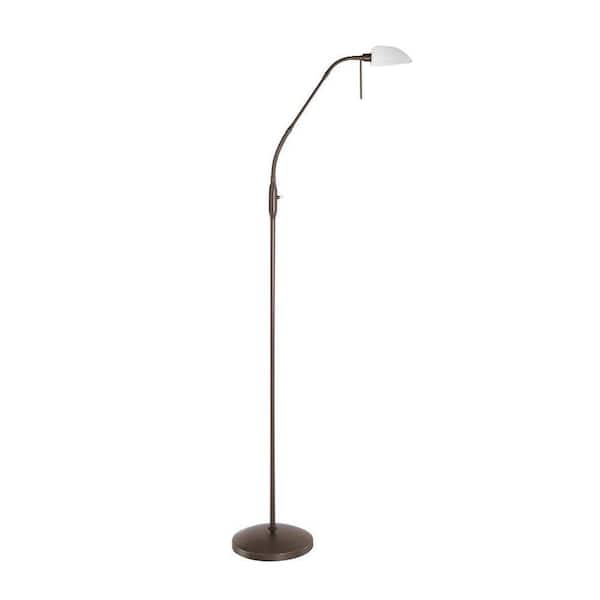 Designers Choice Collection 55.1 in. Oil-Rubbed Bronze Halogen Floor Lamp