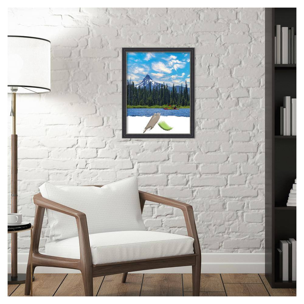 Classic Black Satin Wood Wall Picture Frame